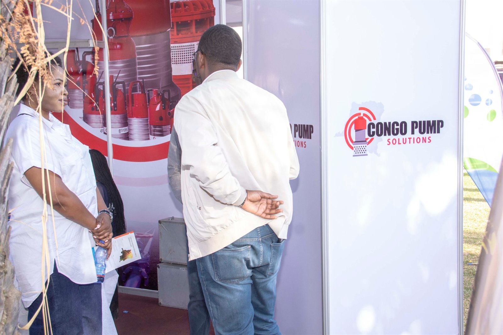Pompes Grindex exposées sur le stand CPS